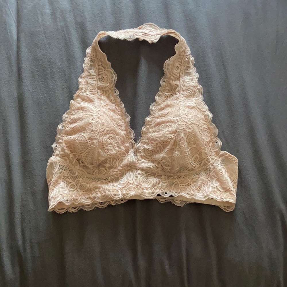 NWOT free Press lace halter bralette